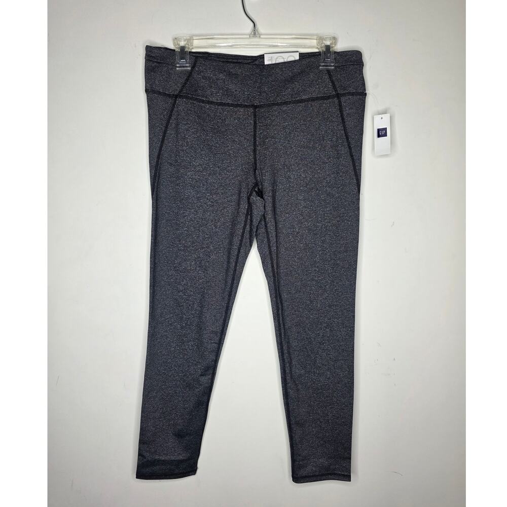 NWT GapFit gFast grey athletic capri leggings - large
